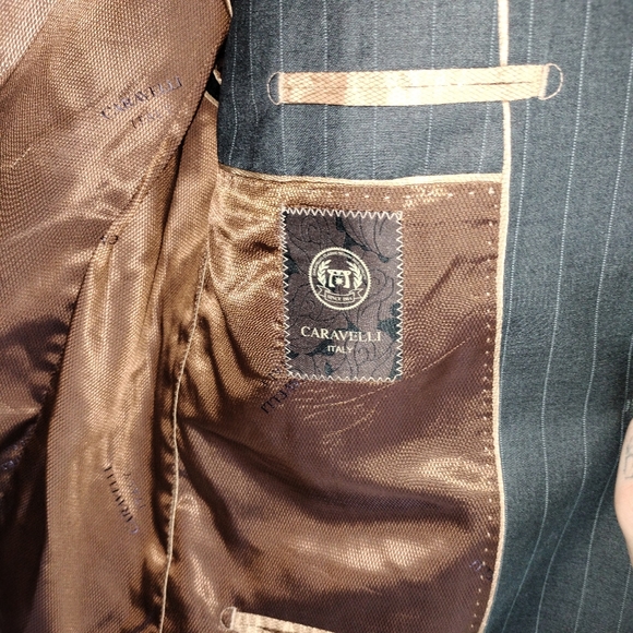 NWOT Caravelli Paris 3B in Charcoal Superior 150's 3-Button Blazer 42L 36W - Picture 5 of 12